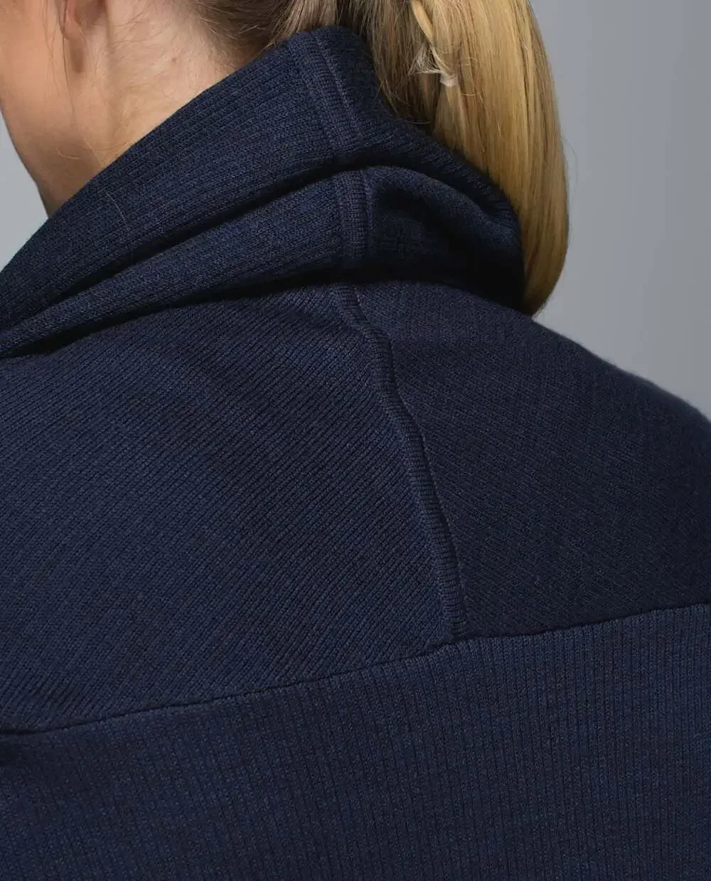 Lululemon Cabin Yogi Reversible Cashmere Blend Open Cardigan Wrap